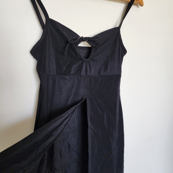 Vintage y2k black open split tank top - Picture 9 of 12